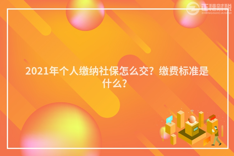 2023年个人缴纳社保怎么交？缴费标准是什么？